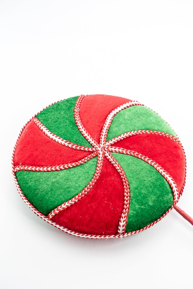 Red and Green Velvet Lollipop Spray - Greenery Market86289RDGN