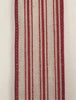 Red and ivory ticking stripe wired 1.5” - Greenery MarketWired ribbon41033-09-12