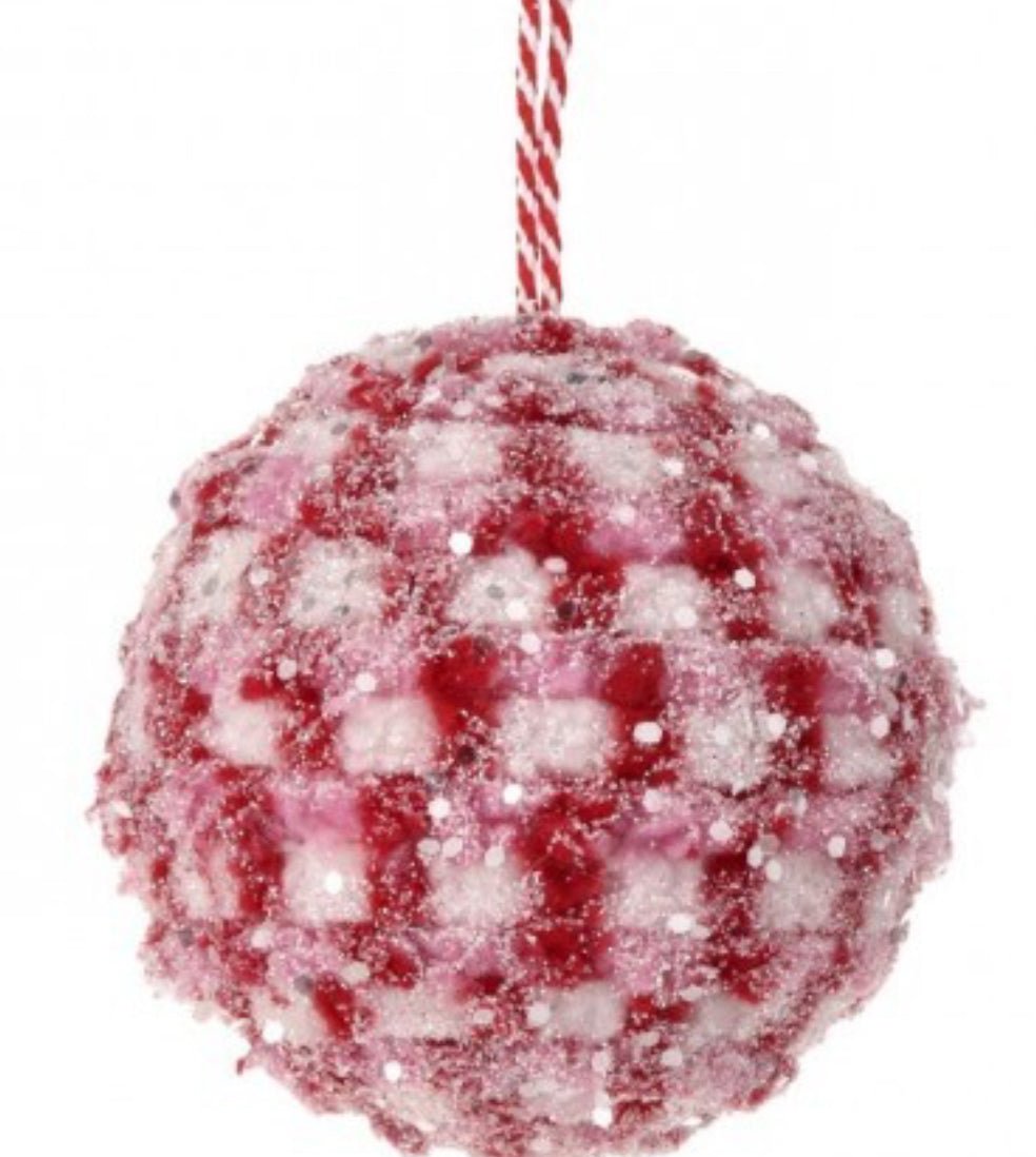 Red and pink ball ornament - Greenery MarketMTX73415