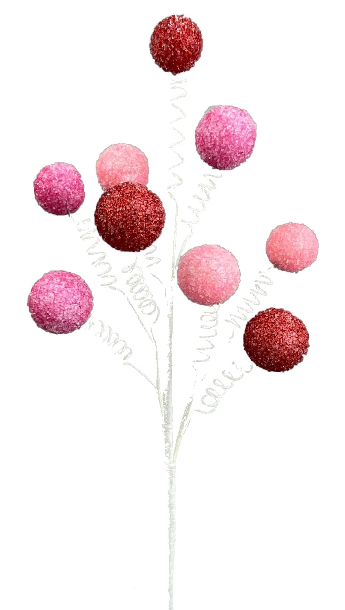 Red and pink gum ball pick - Greenery Market85791RDPK