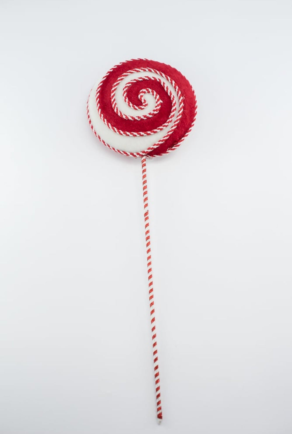 Red and white swirl lollipop - Greenery MarketOrnaments63639