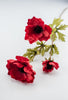 Red anemone spray - Greenery Marketartificial flowers4984-R