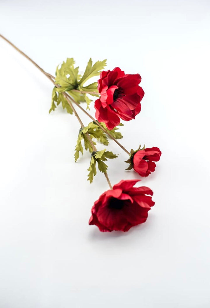 Red anemone spray - Greenery Marketartificial flowers4984-R