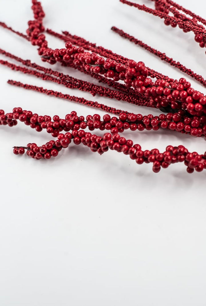 Red Berry Spray - 31" - Greenery MarketXB669R