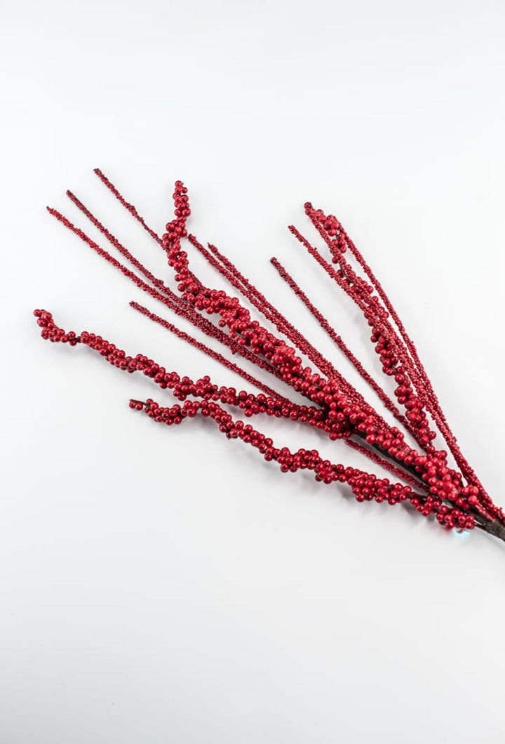 Red Berry Spray - 31" - Greenery MarketXB669R