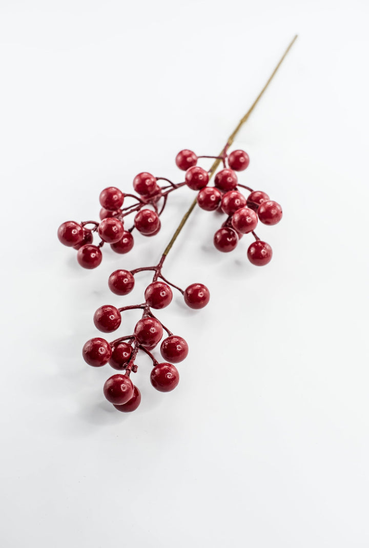 Red Berry Spray - Greenery Market86312RD