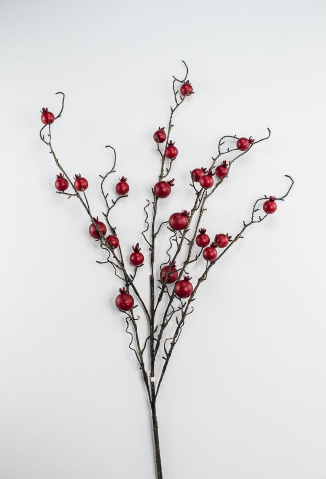 Red cherry berry and twigs spray - Greenery MarketXB429 - R