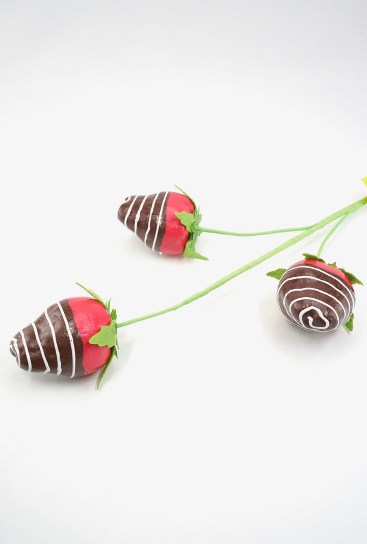 Red Dipped Strawberry Pick - 22" - Greenery MarketSeasonal & Holiday Decorations63908RD