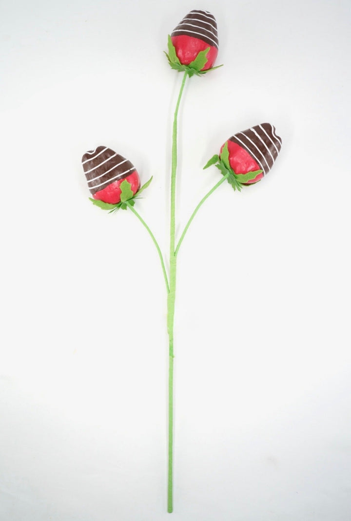 Red Dipped Strawberry Pick - 22" - Greenery MarketSeasonal & Holiday Decorations63908RD