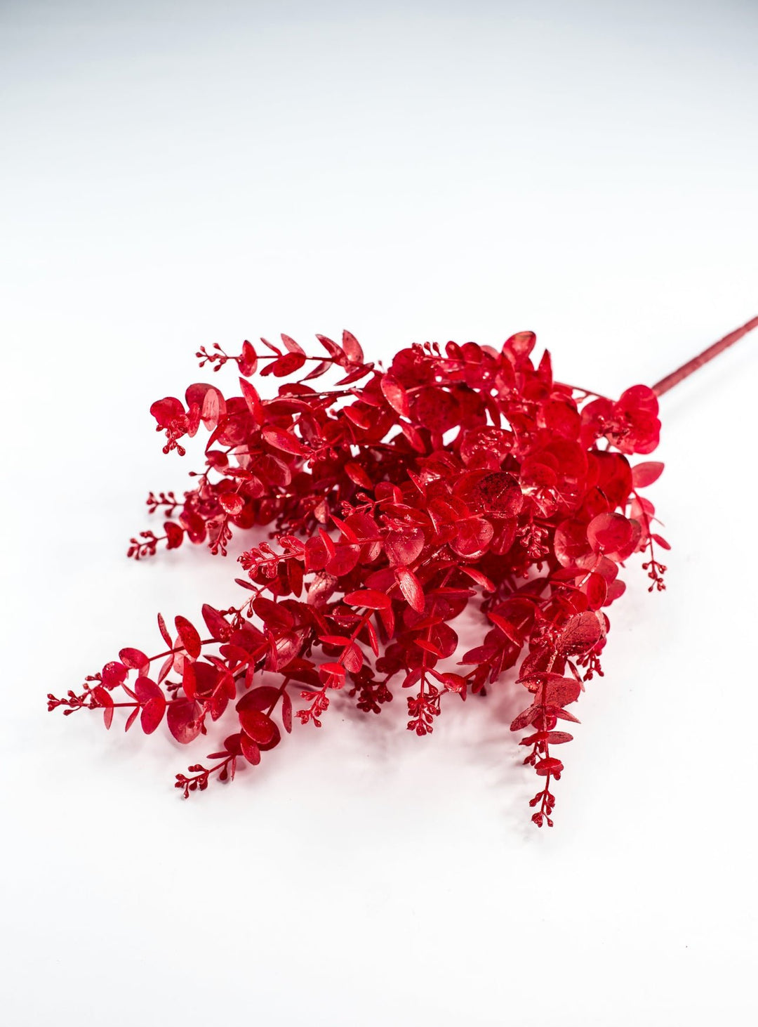 Red eucalyptus bush with glitter - Greenery Market84340 - RD