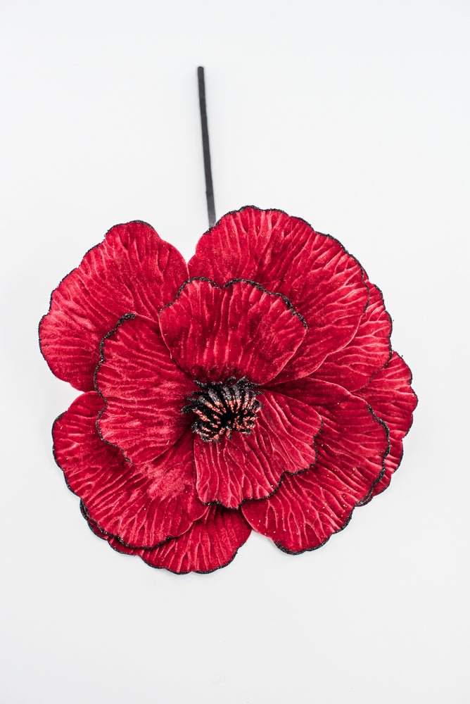 Red Fantasy Flower Pick - Greenery Market57222RD