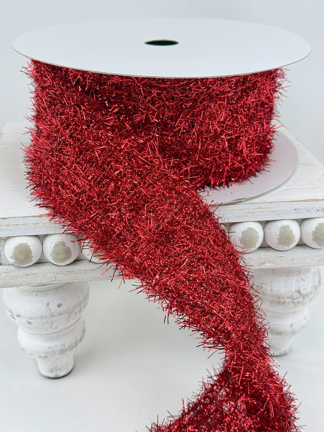 Red Jazzy Farrisilk Wired Ribbon - 2.5" - Greenery MarketRS210-02