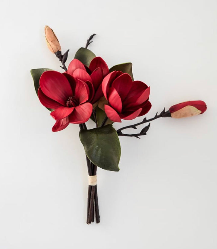 Red Magnolia flower bundle - Greenery Market2291031rd