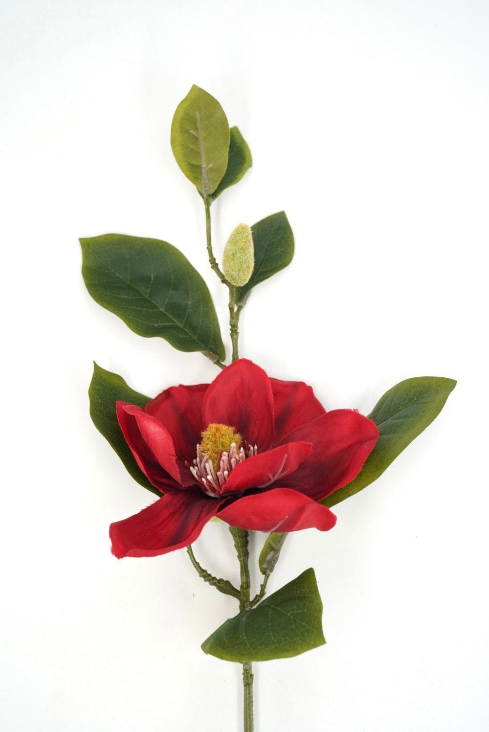 Red Magnolia Stem - 25.5" - Greenery MarketArtificial Flowers29346RD