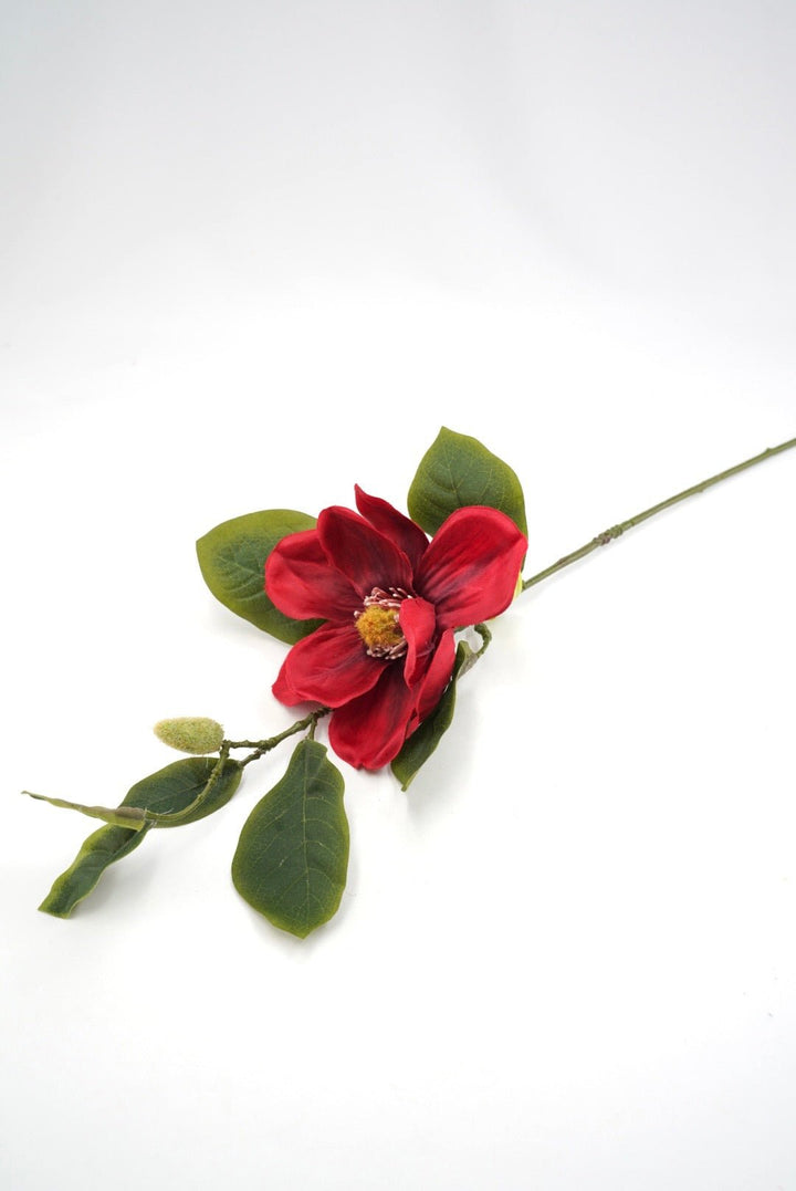 Red Magnolia Stem - 25.5" - Greenery MarketArtificial Flowers29346RD