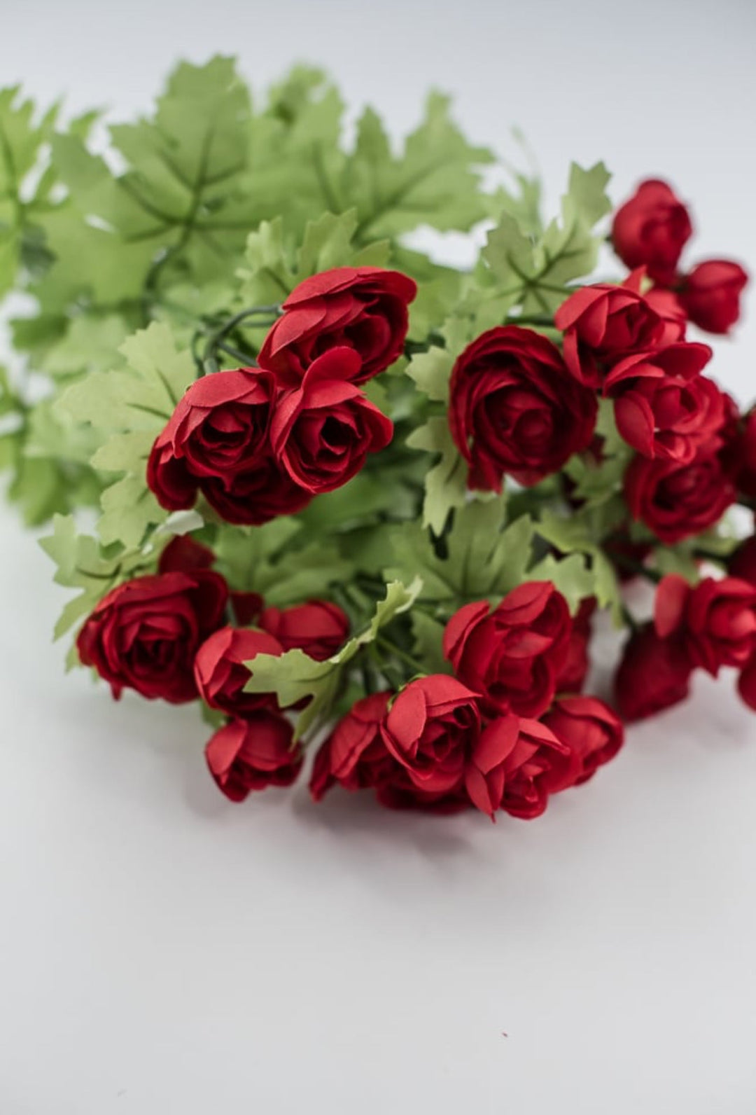 Red mini ranunculus bush 16” - Greenery Market84055-RD