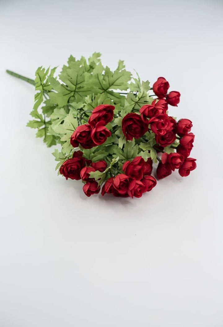 Red mini ranunculus bush 16” - Greenery Market84055-RD