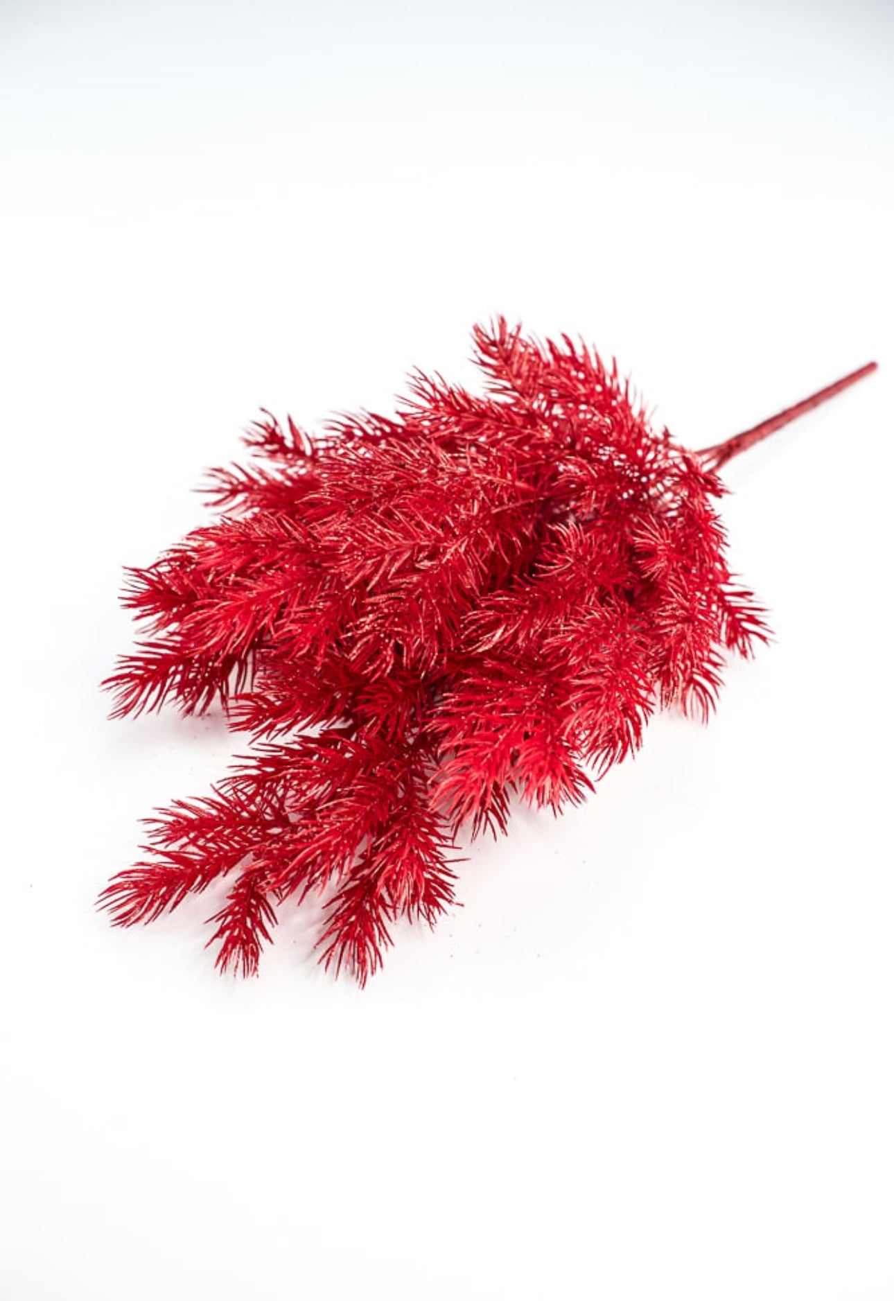 Red pine bush with glitter - Greenery Market
