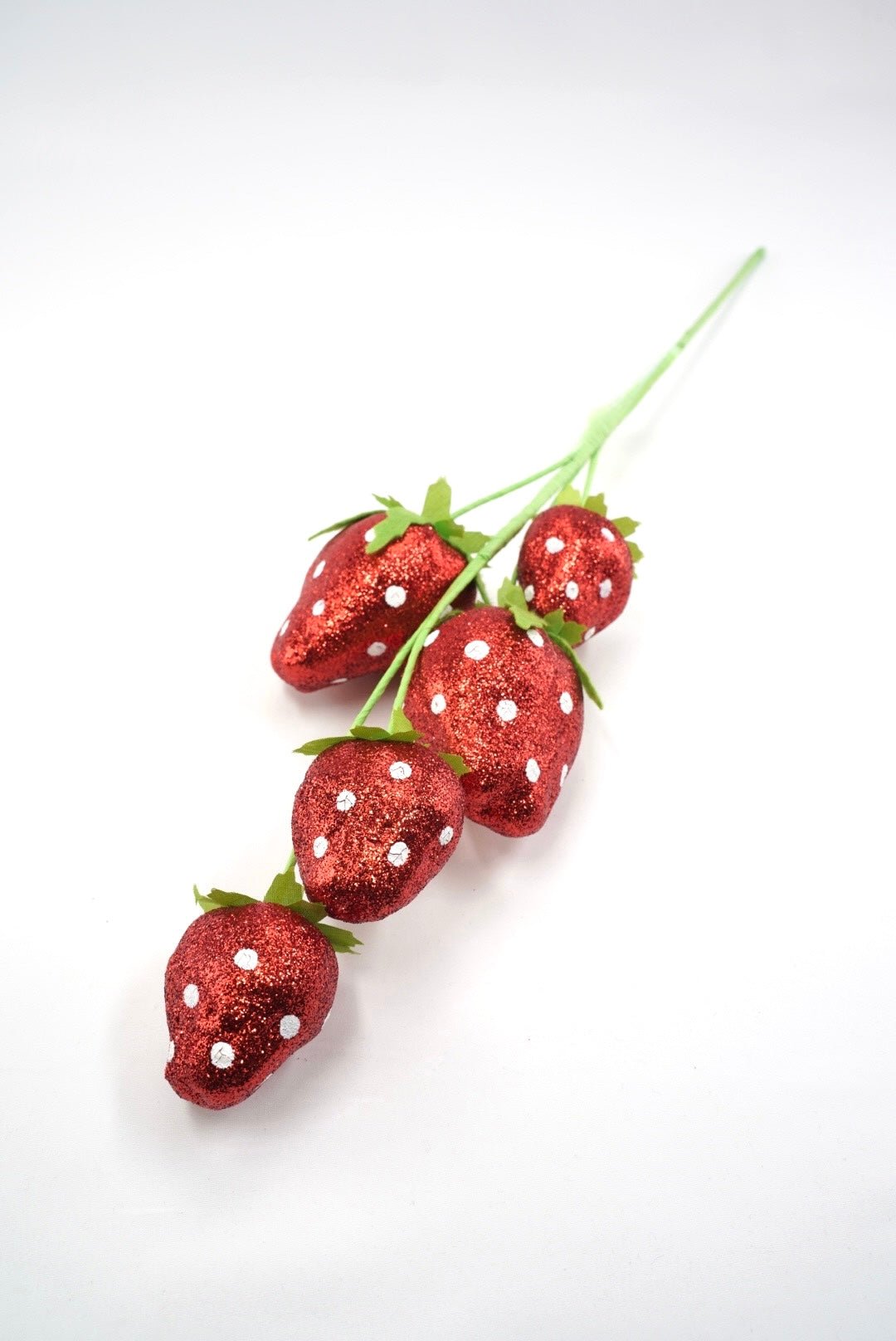 Red Polkadot Strawberry Spray - 22" - Greenery MarketArtificial Flowers63913RD