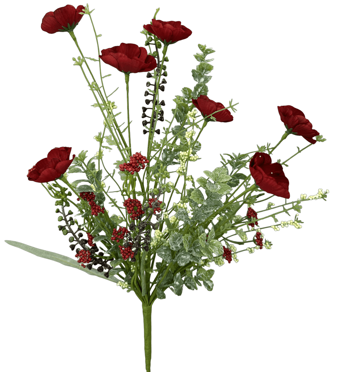 Red Poppy Spray - 21" - Greenery MarketArtificial Flowers63429RD