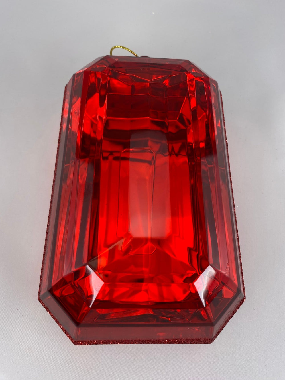 Red Rectangle Jewel - 8" - 200 - Greenery MarketCX946 - 02