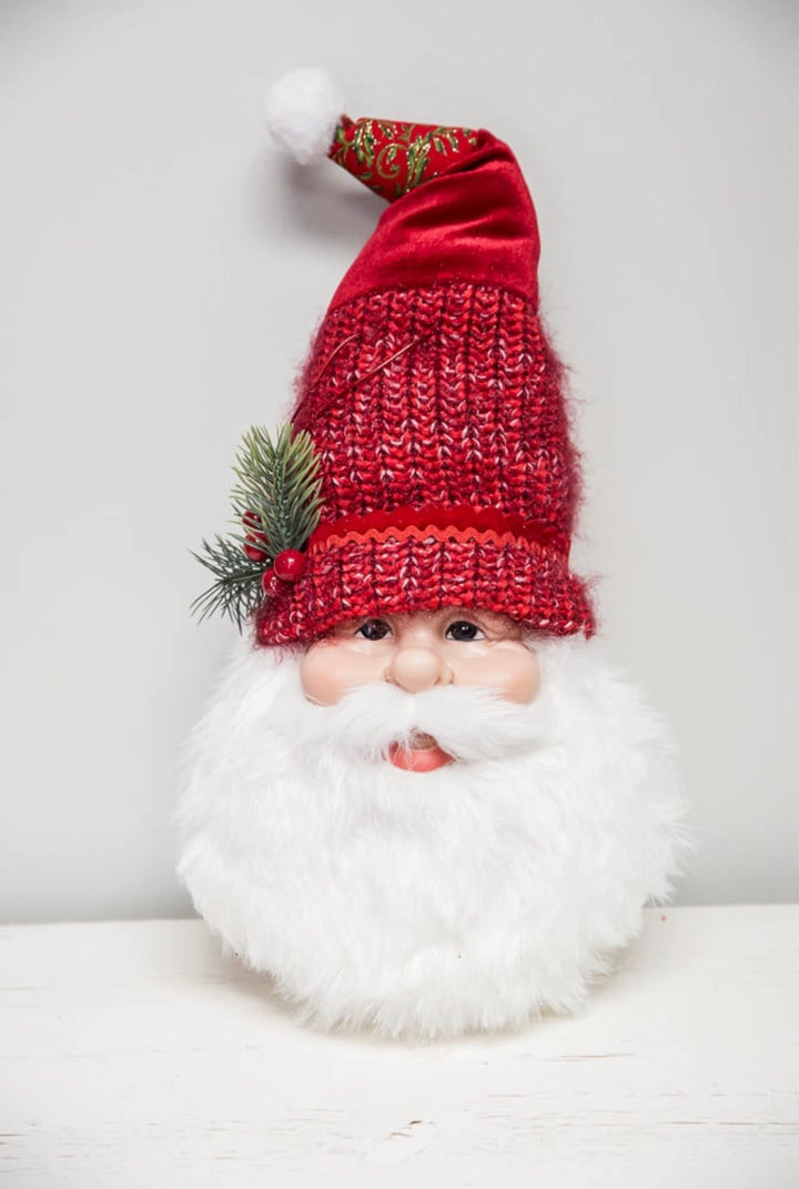 Red Santa Face Ornament - 20" - Greenery MarketOrnaments280274