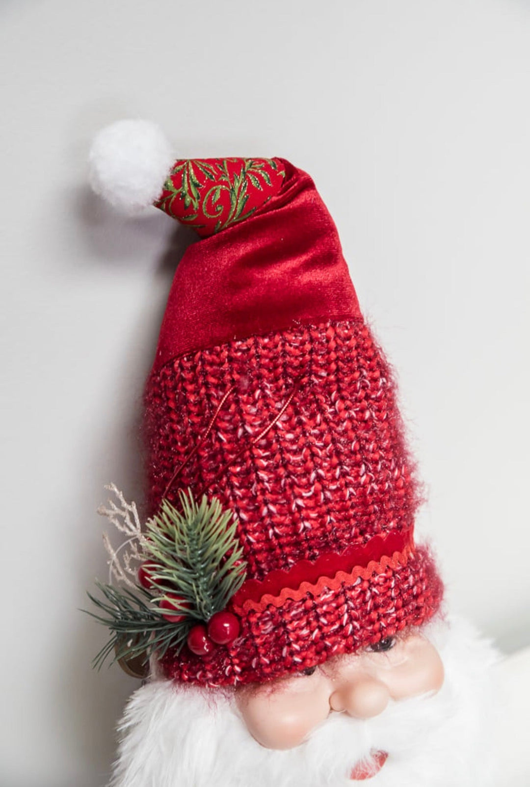 Red Santa Face Ornament - 20" - Greenery MarketOrnaments280274