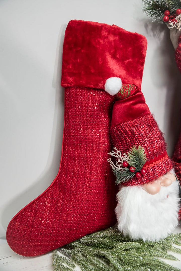 Red Santa Face Ornament - 20" - Greenery MarketOrnaments280274