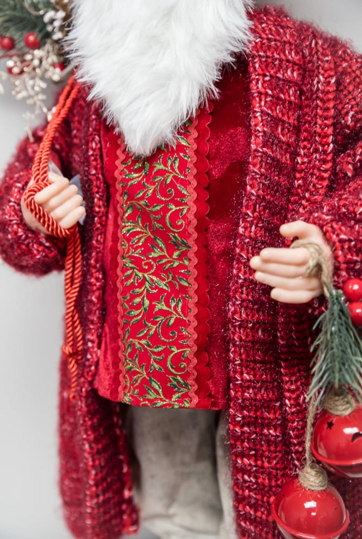 Red Santa With Bells - 28" - Greenery MarketHoliday Decorations280270
