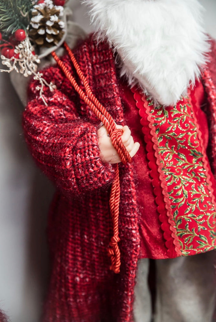 Red Santa With Bells - 28" - Greenery MarketHoliday Decorations280270