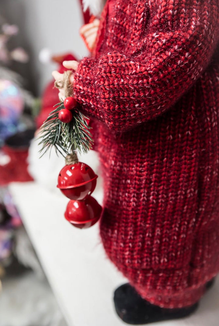 Red Santa With Bells - 28" - Greenery MarketHoliday Decorations280270