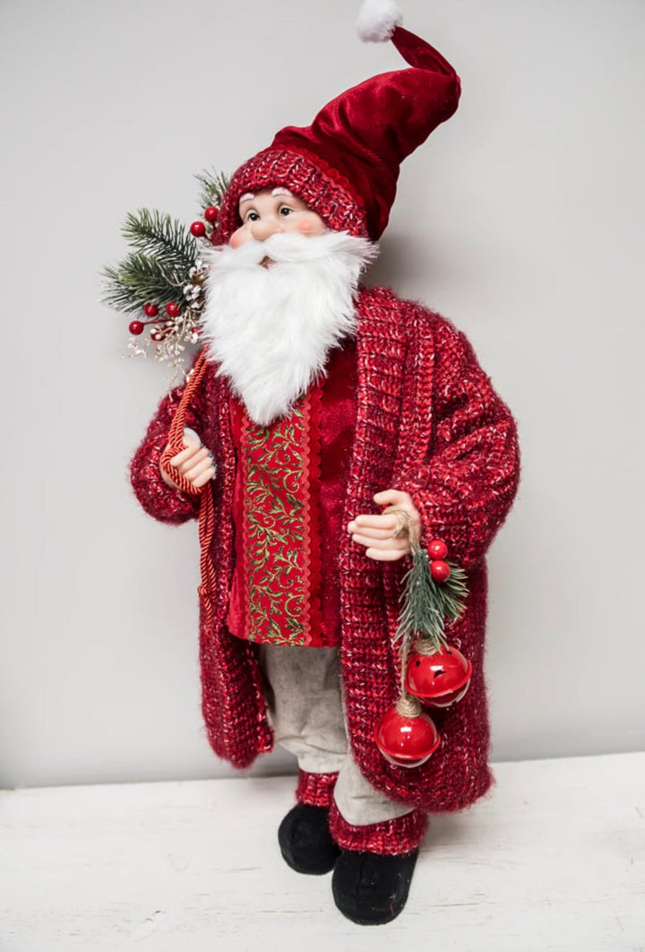 Red Santa With Bells - 28" - Greenery MarketHoliday Decorations280270