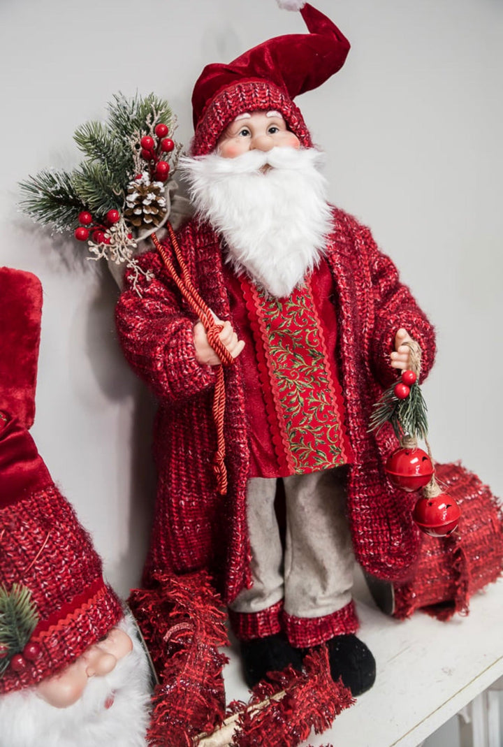 Red Santa With Bells - 28" - Greenery MarketHoliday Decorations280270