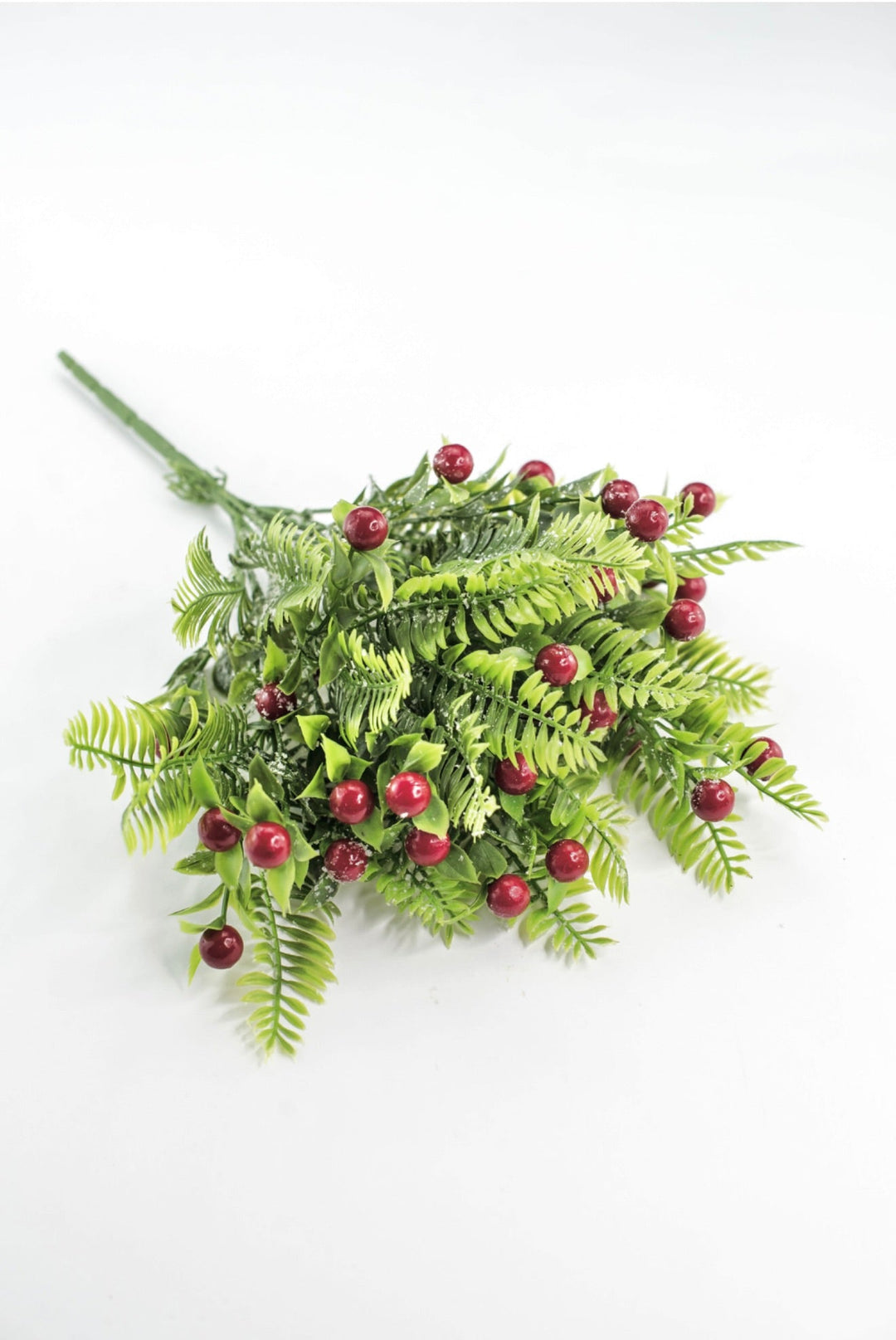 Red Snowed Mixed Leaf & Red - Greenery Market32148-RD