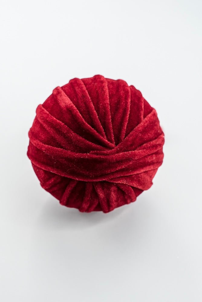 Red Velvet Ball Ornament - 4.7" - Greenery MarketOrnaments278126