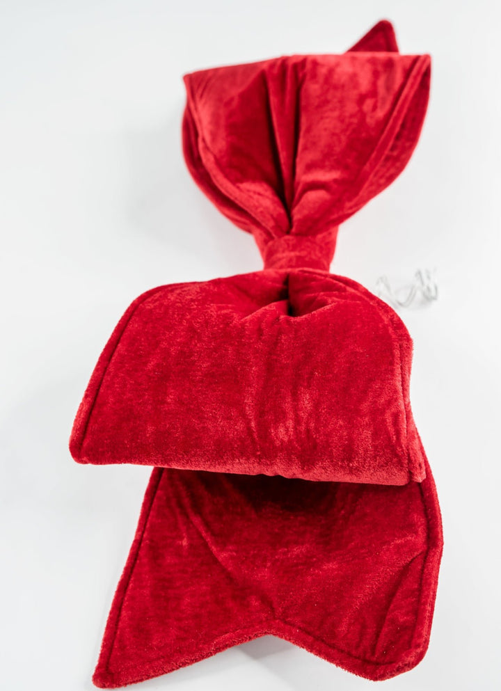 Red Velvet Bow Ornament - 20” wide - Greenery MarketXN6934-RE