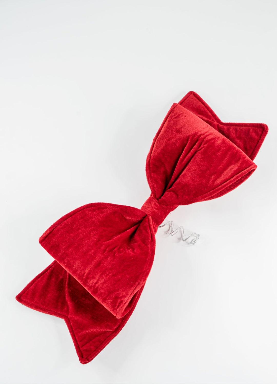 Red Velvet Bow Ornament - 20” wide - Greenery MarketXN6934-RE