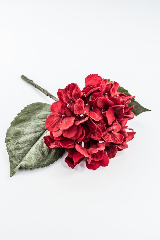Red Velvet hydrangea stem - Greenery Marketartificial flowers6132-R