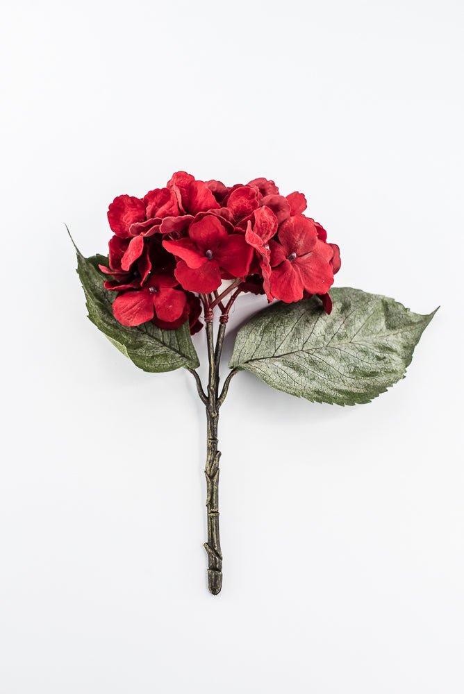 Red Velvet hydrangea stem - Greenery Marketartificial flowers6132-R