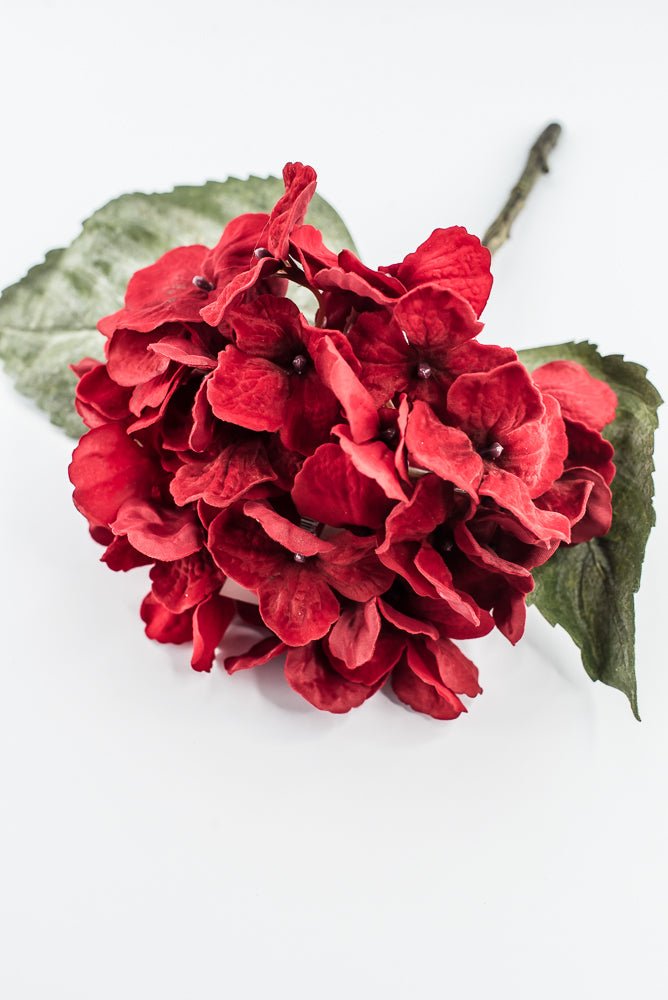 Red Velvet hydrangea stem - Greenery Marketartificial flowers6132-R
