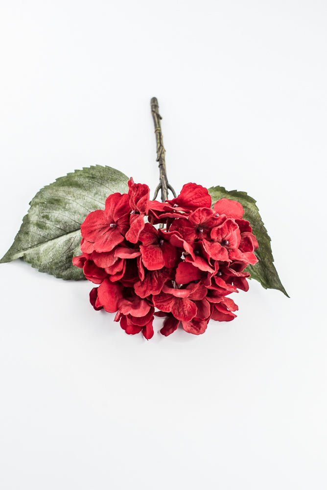 Red Velvet hydrangea stem - Greenery Marketartificial flowers6132-R