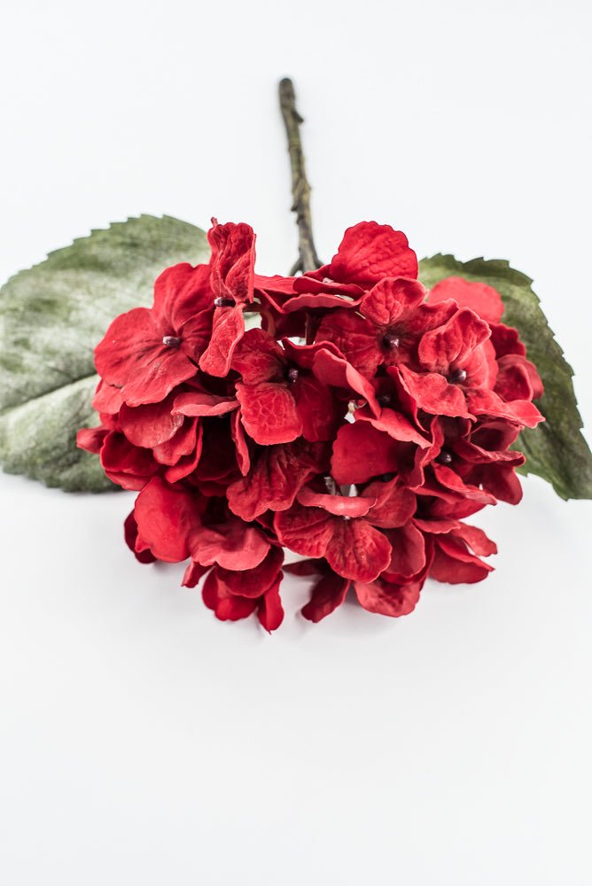 Red Velvet hydrangea stem - Greenery Marketartificial flowers6132-R