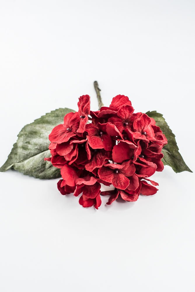 Red Velvet hydrangea stem - Greenery Marketartificial flowers6132-R