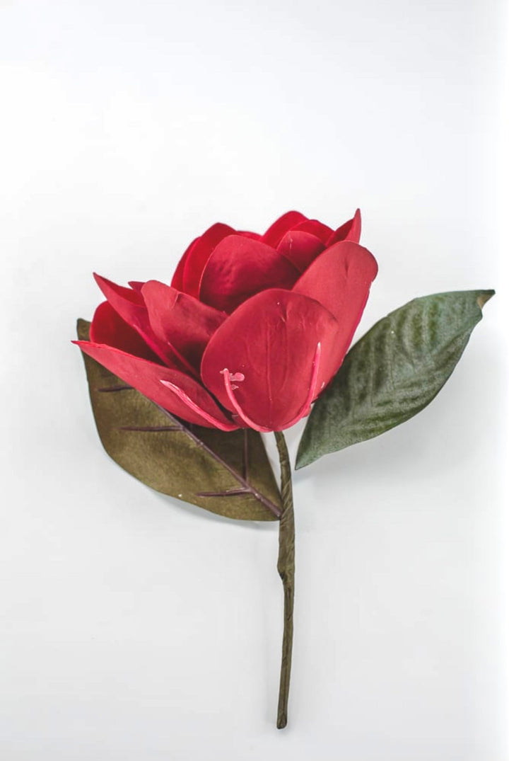 Red Velvet Magnolia Pick - 12" - Greenery MarketXFK122-RE