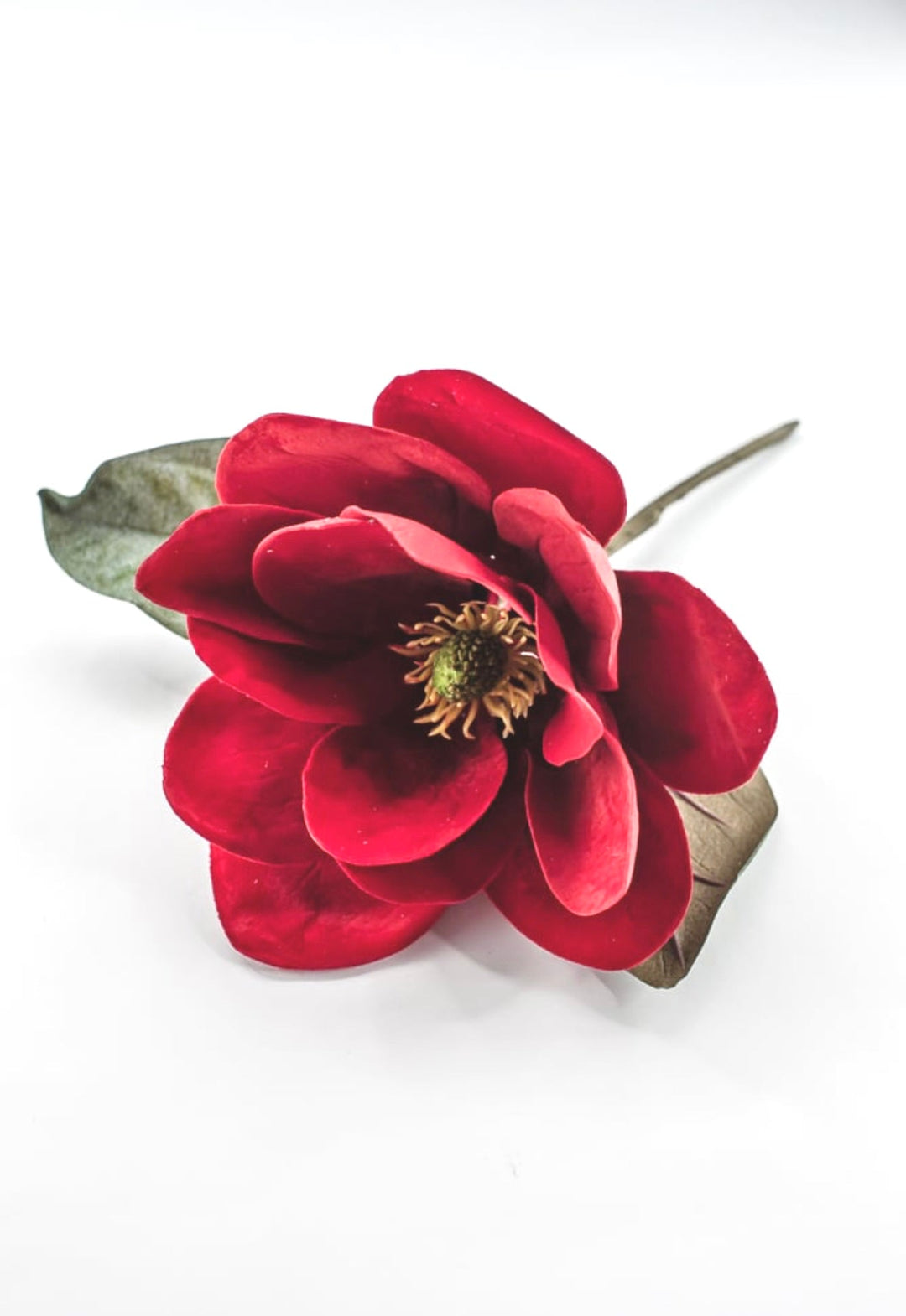 Red Velvet Magnolia Pick - 12" - Greenery MarketXFK122-RE