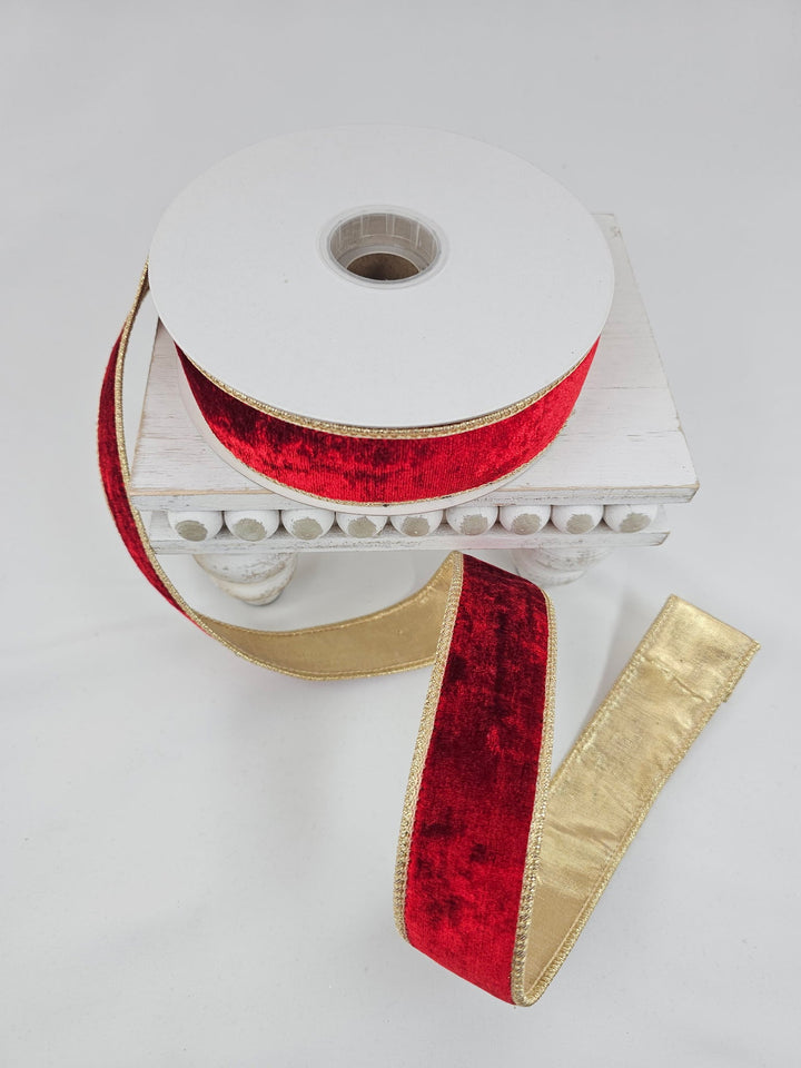 Red Velvet Ribbon - 1.5" - Greenery MarketXR583/15R