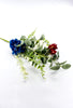 Red, white, and blue flower pick - Greenery Marketartificial flowers64040