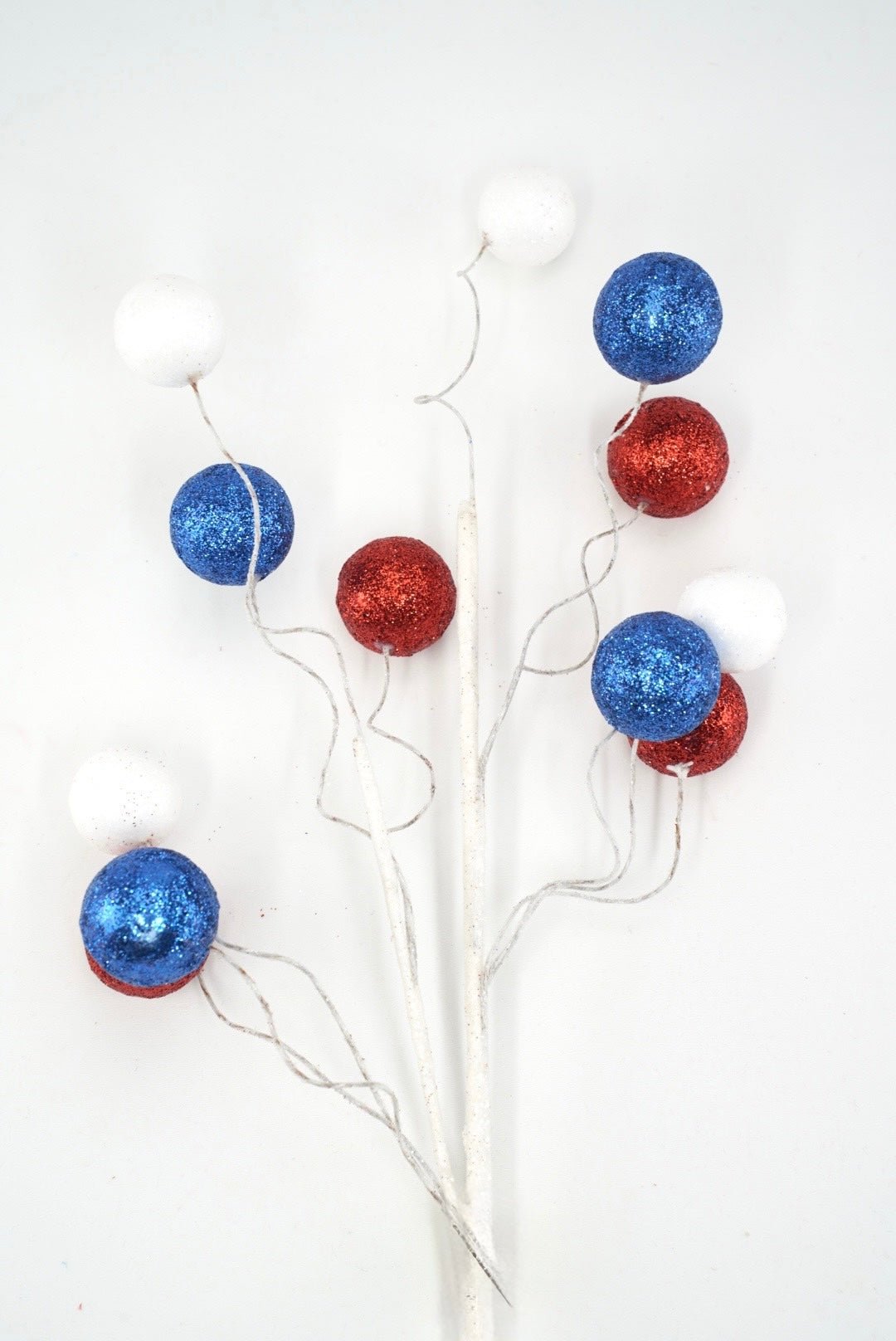 Red, White, & Blue Ball Spray - 24" - Greenery MarketArtificial Flowers74235RWB
