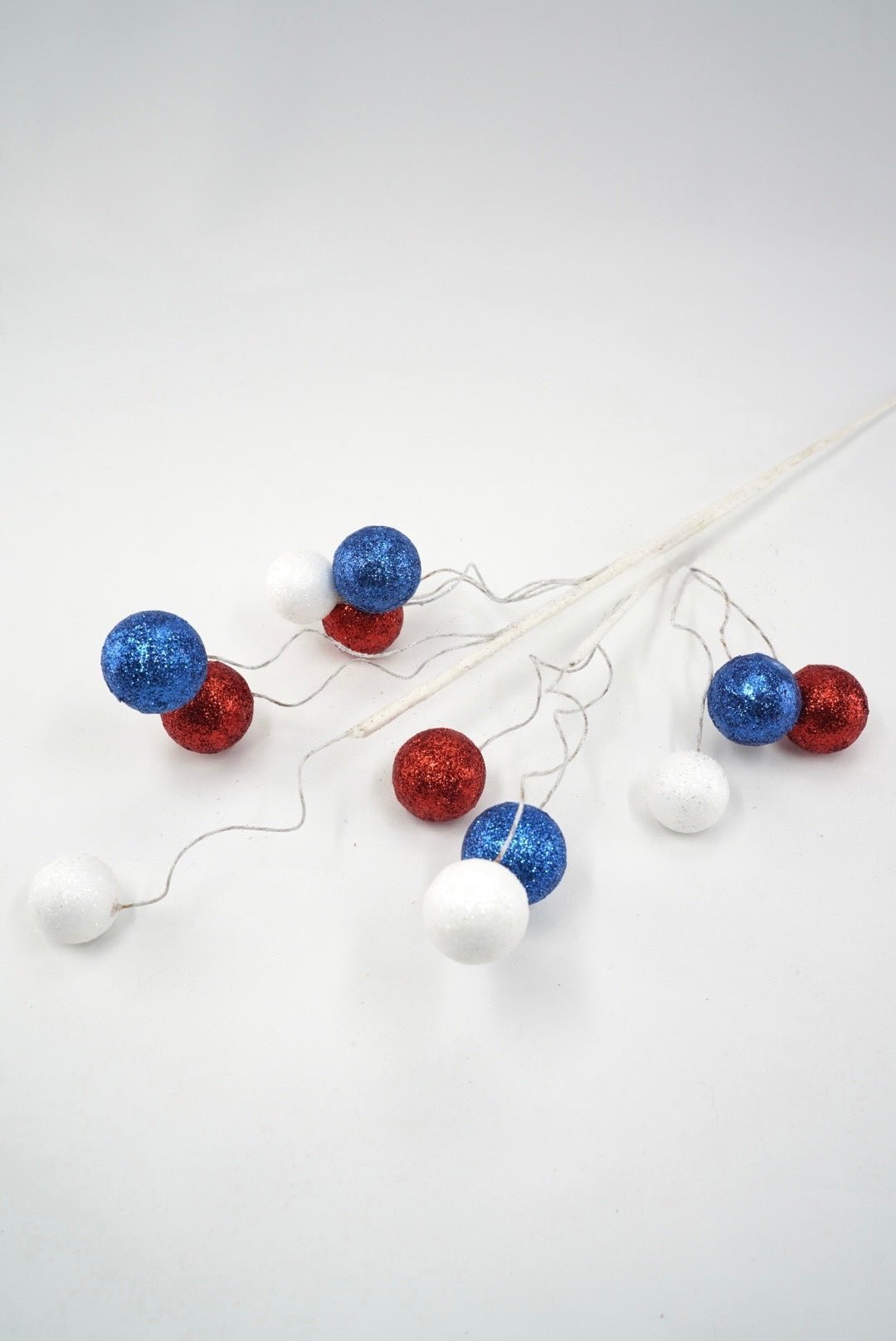 Red, White, & Blue Ball Spray - 24" - Greenery MarketArtificial Flowers74235RWB