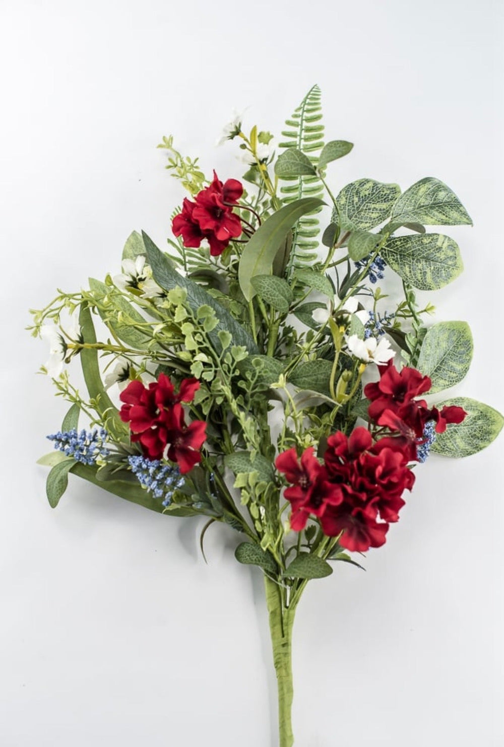 Red, White, & Blue Geranium Leaves Spray - 28" - Greenery MarketArtificial Flowers74266RWB